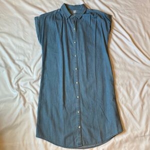 BNWT Old Navy denim button up dress